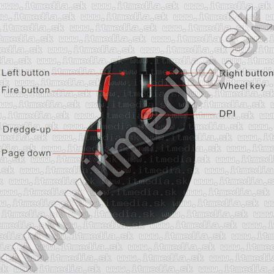 Image of Gaming Optical Mouse USB 1600dpi (IT7841)