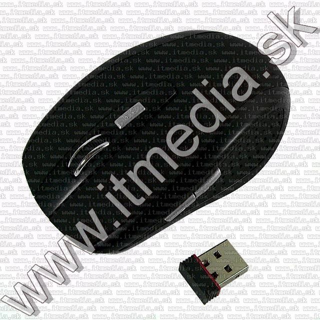 Image of Optical Mouse WIRELESS 2.4GHz 1600dpi *Black* (IT7801)