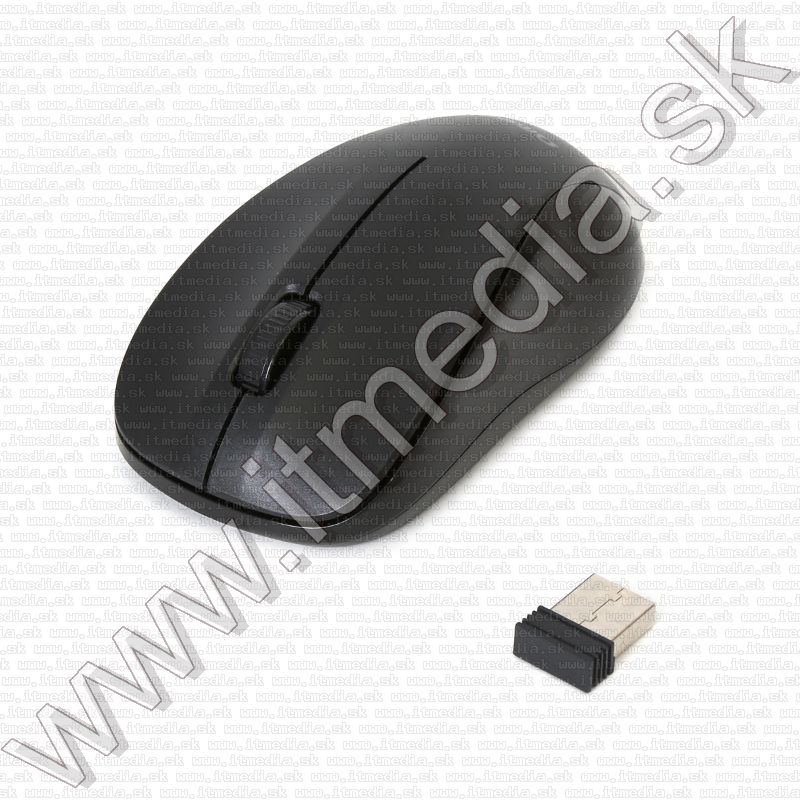 Image of Omega optikai egér Vezeték Nélküli (412WB) *Fekete* 1000dpi (42978) (IT11953)