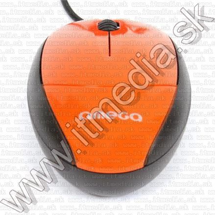 Image of Omega Optical Mouse USB (OM 11V) 800dpi *ORANGE* (41580) (IT8829)