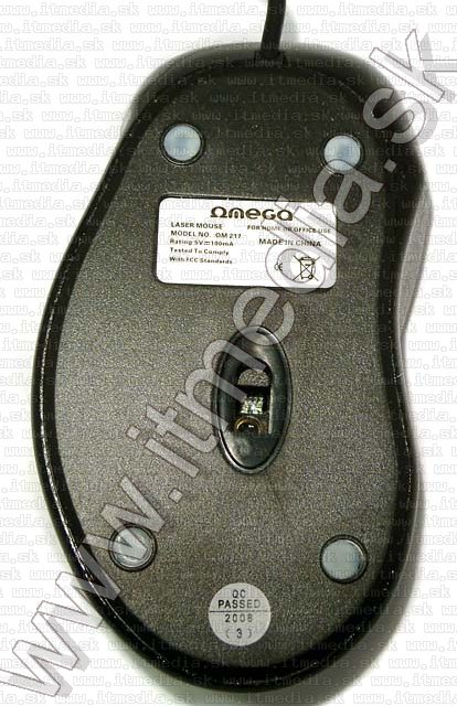 Image of Omega Laser Optical Mouse USB (OM 217) 1600dpi (IT4562)
