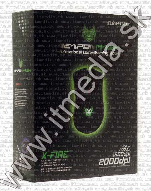 Image of Omega Laser Optical Mouse USB (OM 265) 2000dpi (IT4564)