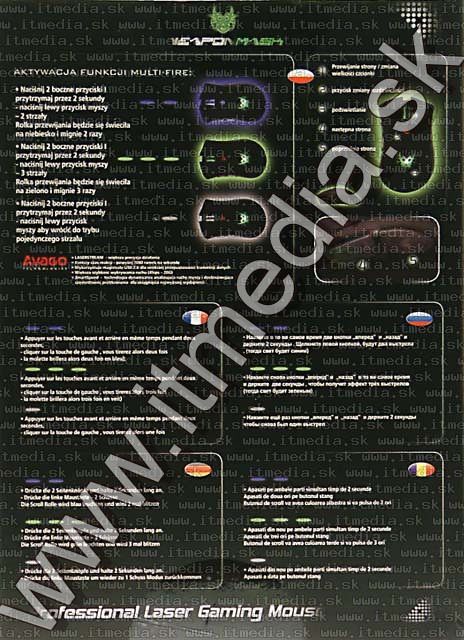 Image of Omega Laser Optical Mouse USB (OM 265) 2000dpi (IT4564)