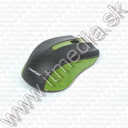 Image of Omega optikai egér USB (OM-05) *Zöld* 1000dpi + Gél Pad (42219) (IT10799)