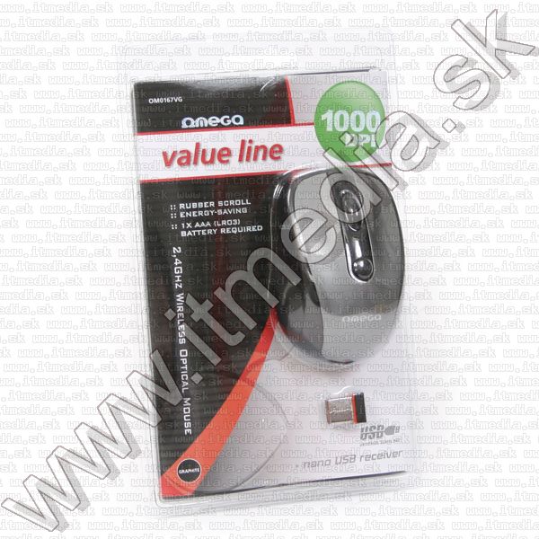 Image of Omega Optical Mouse WIRELESS 2.4GHz (OM 167) 1000dpi (IT8056)
