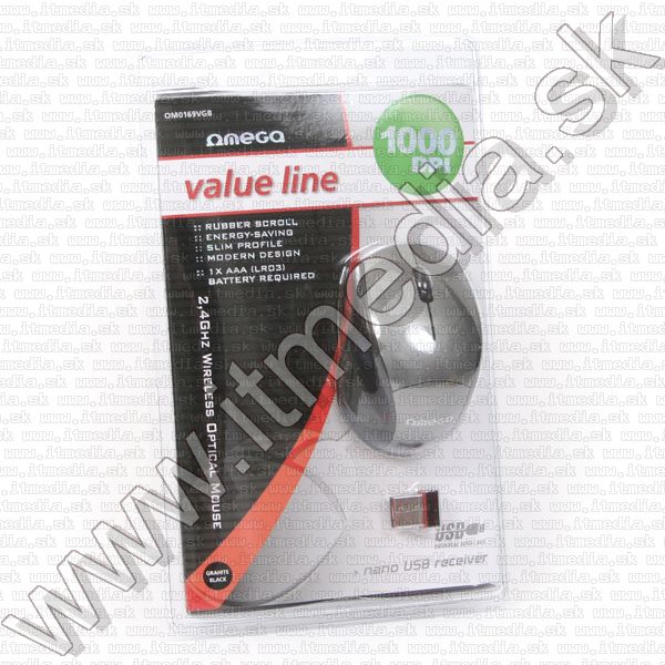 Image of Omega Optical Mouse WIRELESS 2.4GHz (OM 169) 1000dpi (IT8055)
