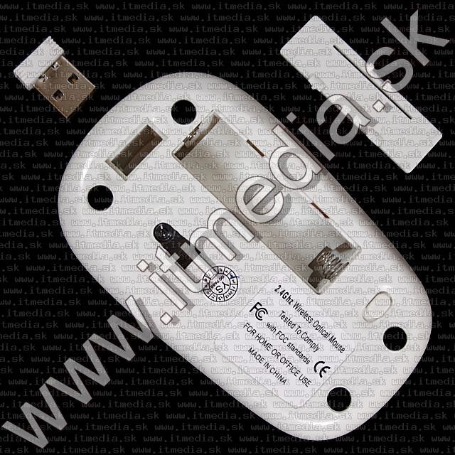 Image of Omega Optical Mouse WIRELESS 2.4GHz (OM 172) 1000dpi WHITE (IT8053)