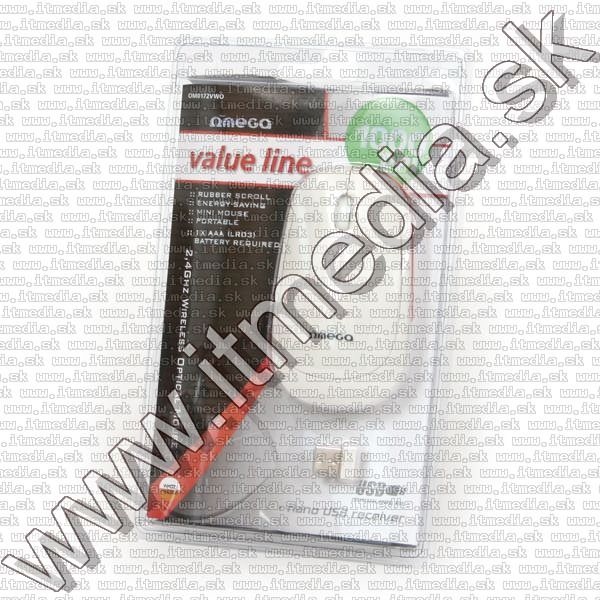 Image of Omega Optical Mouse WIRELESS 2.4GHz (OM 172) 1000dpi WHITE (IT8053)