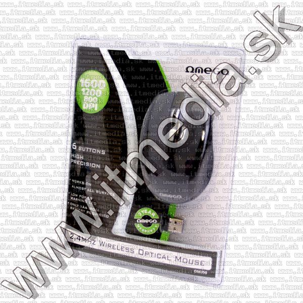 Image of Omega Optical Mouse WIRELESS 2.4GHz (OM 398) 1600dpi (IT5650)