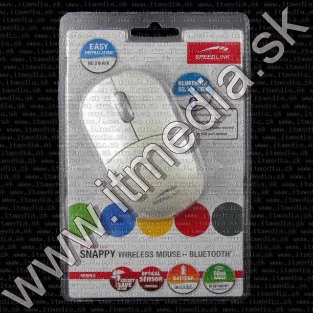 Image of Speedlink SNAPPY Mouse Wireless *BLUETOOTH* *White* (IT9974)