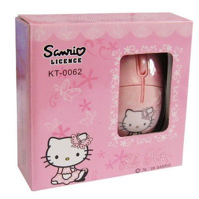 Image of Hello Kitty USB optical mouse KT-0062 (IT5760)