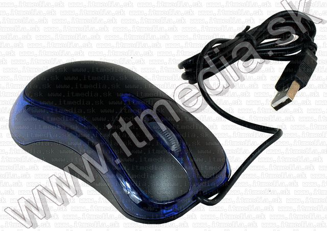 Image of USB-Online Optical mouse in Gift Bag *Black-Blue* (IT5097)
