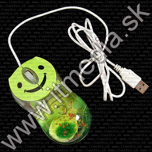 Image of Optical Water Mouse USB Green *Flower &amp;amp; Shell* (IT7840)