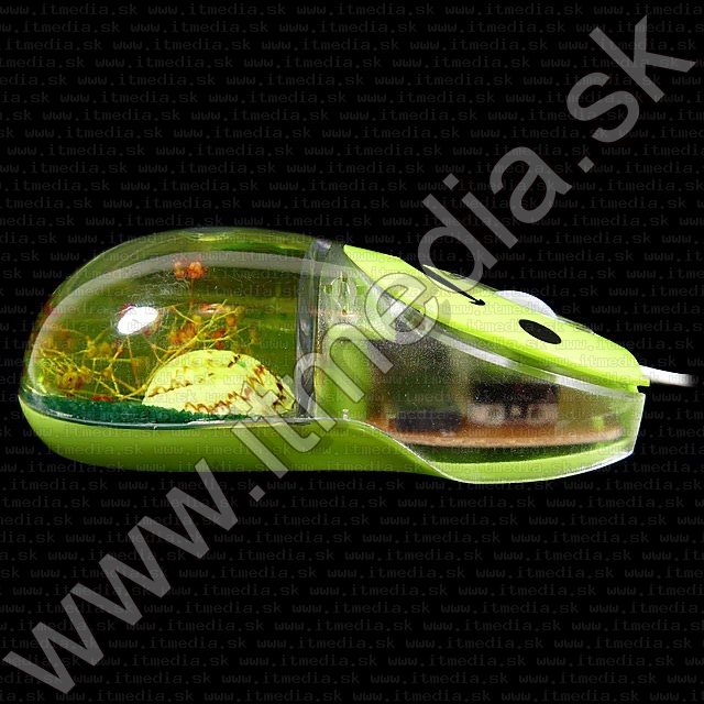 Image of Optical Water Mouse USB Green *Flower &amp;amp;amp; Shell* (IT7840)