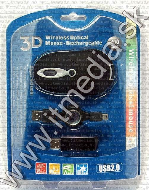 Image of Mini Wireless *Rechargeable* mouse 800dpi (IT4716)