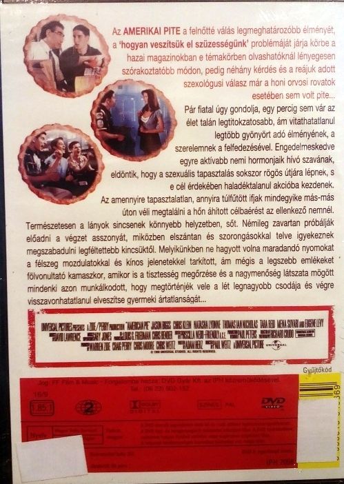 Image of DVD film *Amerikai pite* (Magyar) (IT12690)