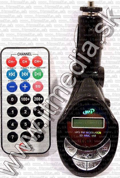 Image of Car FM MP3-WMA player 3-in-1 SD USB Line-In, 12-24V (IT0995)