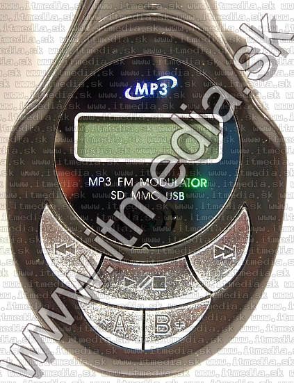 Image of Car FM MP3-WMA player 3-in-1 SD USB Line-In, 12-24V (IT0995)