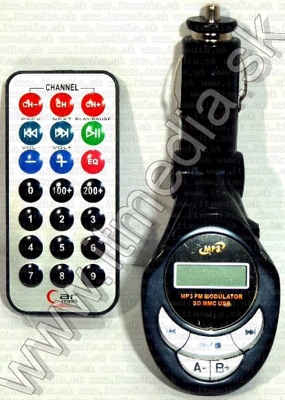 Image of Car FM MP3-WMA player 3-in-1 SD USB Line-In, 12-24V (IT0995)
