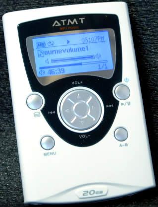 Image of ATMT MP-180 *20 GB* MP3 Player (IT3296)