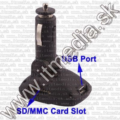 Image of Car FM MP3-WMA player 2-in-1 SDHC-USB, 12V INFO! (IT9124)
