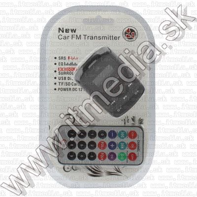 Image of Car FM MP3-WMA player 2-in-1 SDHC-USB, 12V INFO! (IT9124)