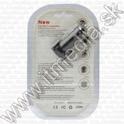 Image of Car FM MP3-WMA player 2-in-1 SDHC-USB, 12V INFO! (IT9124)