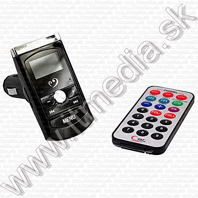 Image of Car FM MP3-WMA player 2-in-1 SDHC-USB, 12-24V INFO! (IT7350)