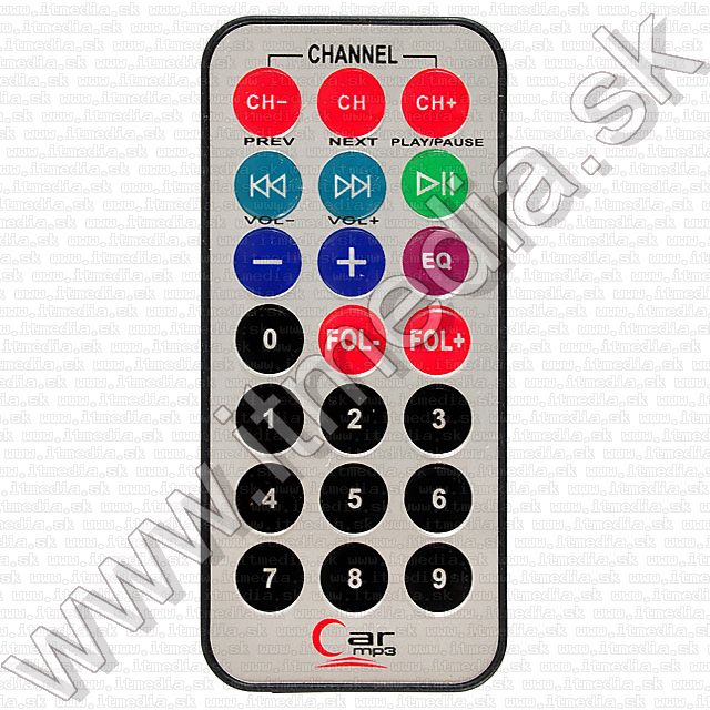 Image of Car FM MP3-WMA player 2-in-1 SDHC-USB, 12-24V INFO! (IT7350)