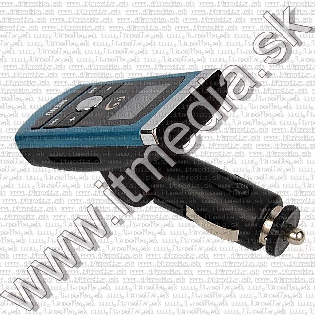 Image of Car FM MP3-WMA player 2-in-1 SDHC-USB, 12-24V (Blue) INFO! (IT8984)