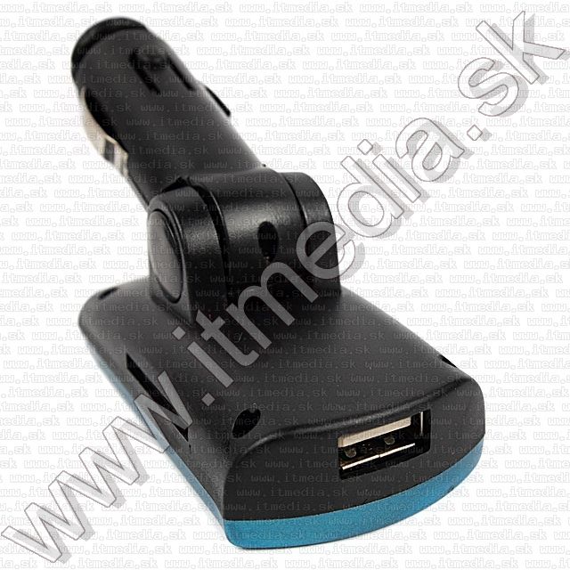 Image of Car FM MP3-WMA player 2-in-1 SDHC-USB, 12-24V (Blue) INFO! (IT8984)