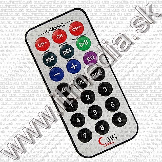 Image of Car FM MP3-WMA player 2-in-1 SDHC-USB, 12-24V (Blue) INFO! (IT8984)