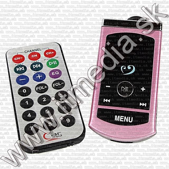 Image of Car FM MP3-WMA player 2-in-1 SDHC-USB, 12-24V (Pink) INFO! (IT8983)