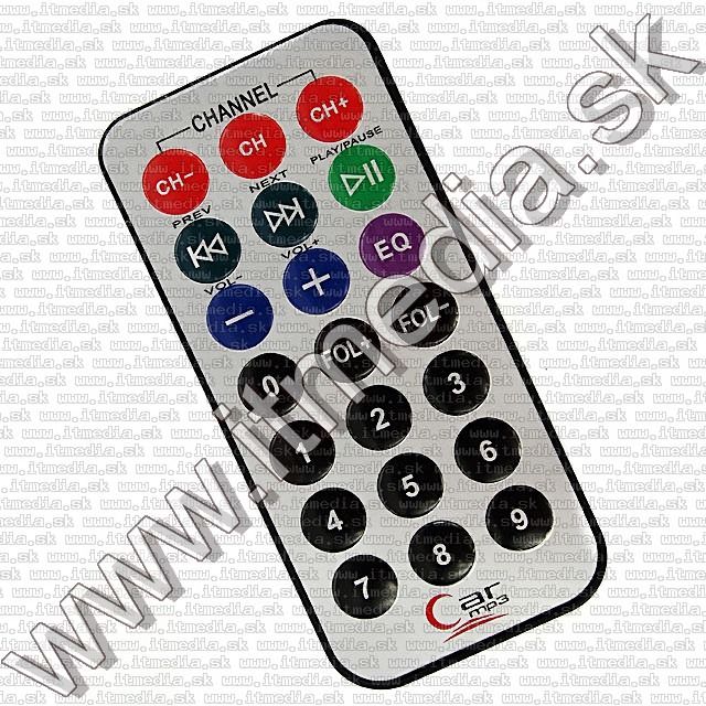 Image of Car FM MP3-WMA player 2-in-1 SDHC-USB, 12-24V (Pink) INFO! (IT8983)