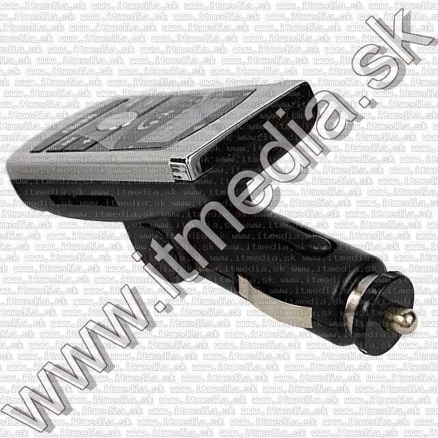 Image of Car FM MP3-WMA player 2-in-1 SDHC-USB, 12-24V (Silver) INFO! (IT8985)