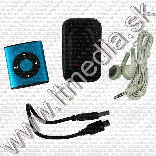 Image of Metal mini MP3 Player *microSD* *Baby Blue* (IT7766)
