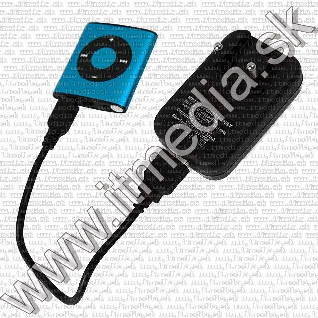 Image of Metal mini MP3 Player *microSD* *Baby Blue* (IT7766)