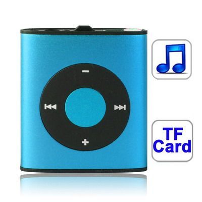 Image of Metal mini MP3 Player *microSD* *Baby Blue* (IT7766)