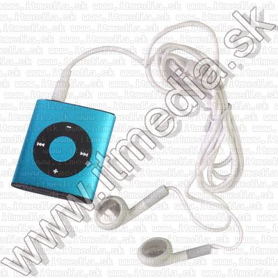 Image of Metal mini MP3 Player *microSD* *Baby Blue* (IT7766)