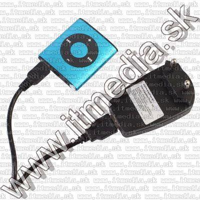 Image of Metal mini MP3 Player *microSD* *Baby Blue* (IT7766)