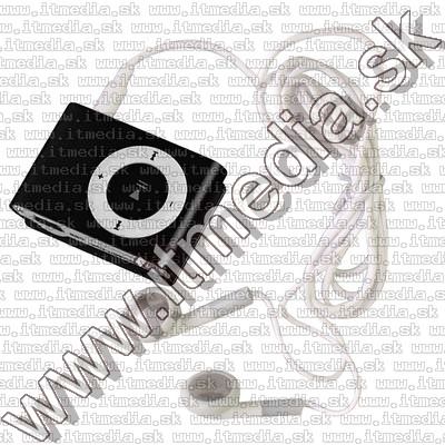 Image of Metal mini MP3 Player *microSD* *Black* (IT7764)