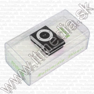 Image of Metal mini MP3 Player *microSD* *Black* (IT7764)