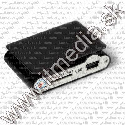 Image of Metal mini MP3 Player *microSD* *Black* *BULK* (IT9629)