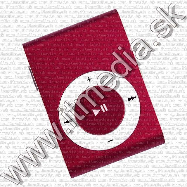 Image of Fém mini MP3 lejátszó *microSD* Piros (IT7765)
