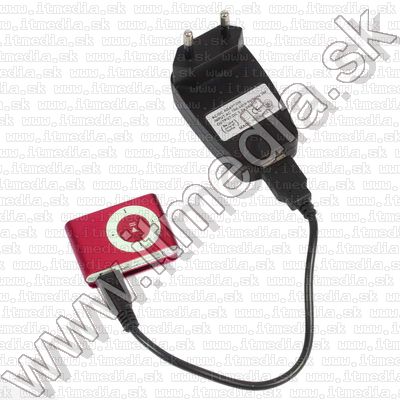 Image of Fém mini MP3 lejátszó *microSD* Piros (IT7765)