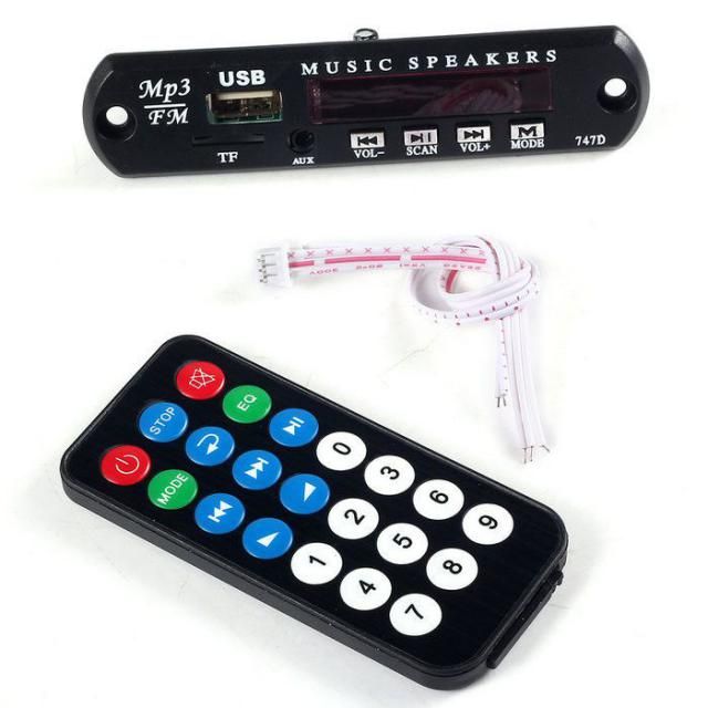Image of DIY MP3 decoder board microSD USB Line-In FM 5-12V BULK (IT11001)