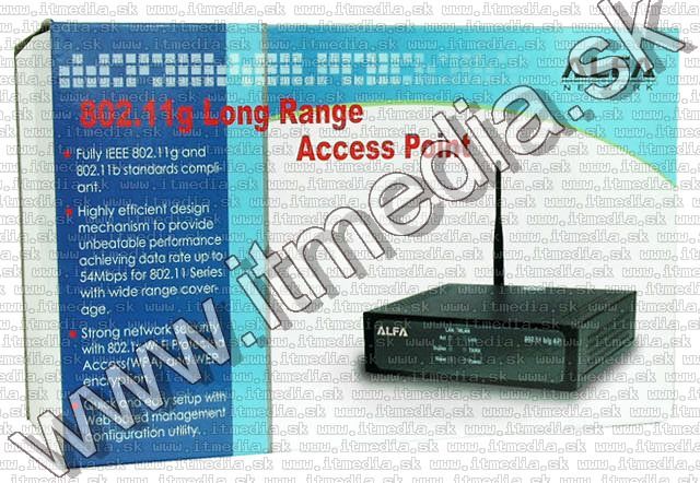 Image of Alfa 54 Mbit Wlan AP **1W** (IT5337)