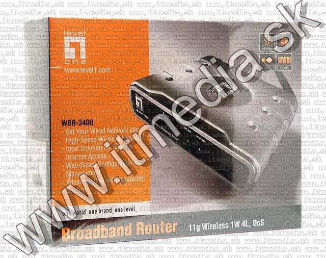 Image of Level1 54 Mbit Wlan Router **1W** WBR-3408 (IT5256)