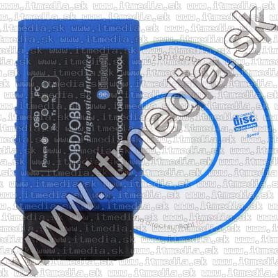 Image of Bluetooth OBD-II (OBD-2, OBD, ELM327) Autós interfész, 1-es modell (IT9114)
