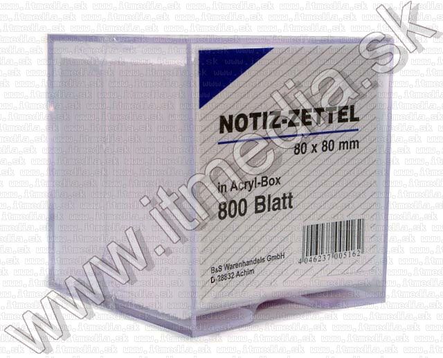 Image of Notes block 800 sheets 80x80mm in Acryl box (IT4825)